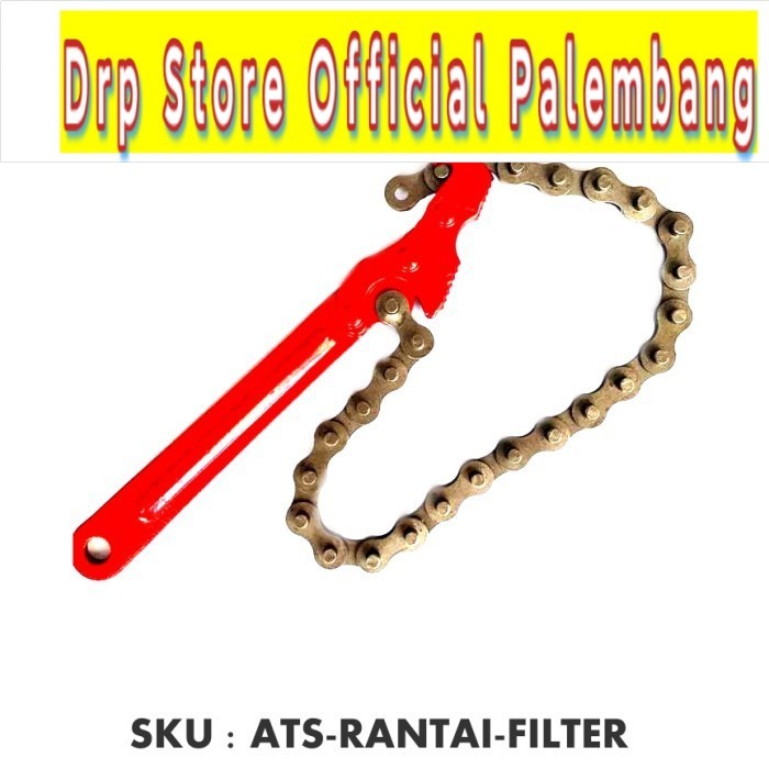 ATS KUNCI FILTER OLI RANTAI 8 INCH PEMBUKA OIL FILTER WRENCH CHAIN