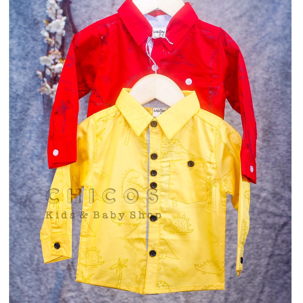 Kemeja Baby Tangan Panjang ( 1 tahun  ) USON #3016