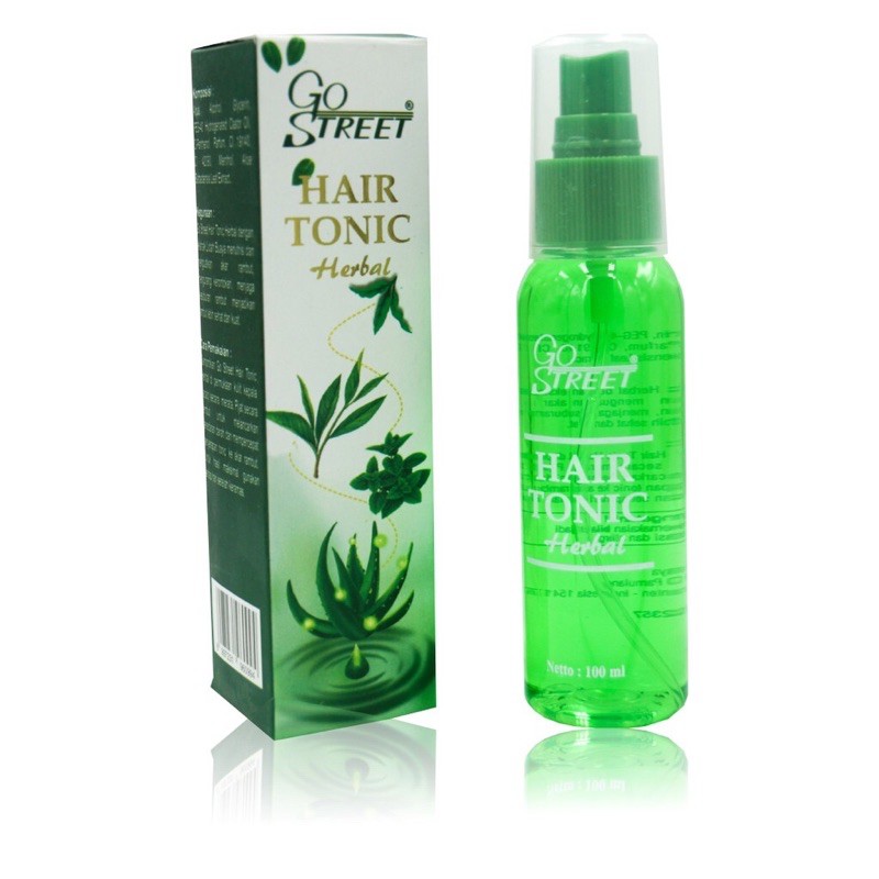 Go Street Herbal Hair Tonic 100ml - Hair Tonic Rambut Sprai - Perawatan Kulit Kepala