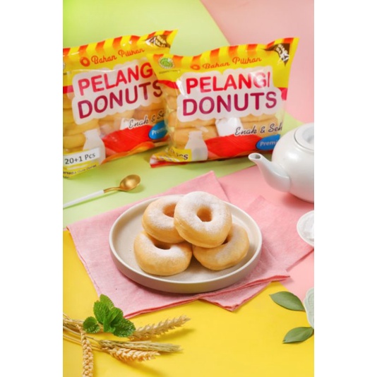 

Donut Pelangi mini isi 21