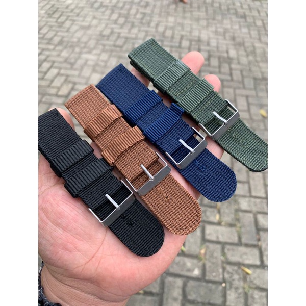 Strap Tali Jam Tangan Kanvas nylon 4 Warna