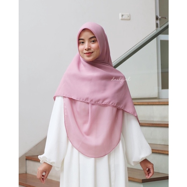 DAILYAL - Humaira Scarf (Etalase 1 segiempat oval malay bahan polycotton jumbo size M,L dan XL)
