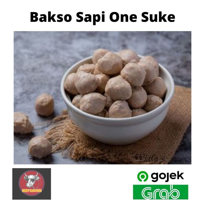 Bakso Sapi One Suke isi 50 | Baso Sapi Asli Premium | Bakso Daging Sapi Frozen | Bakso Sapi Asli Enak