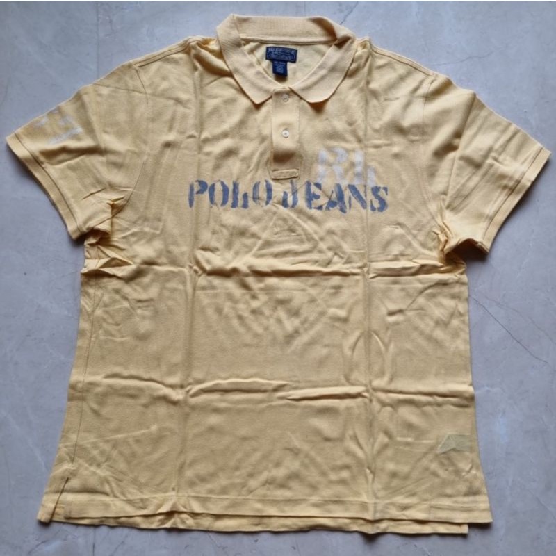 《PRELOVED》Kaos POLO Ralph Lauren yellow