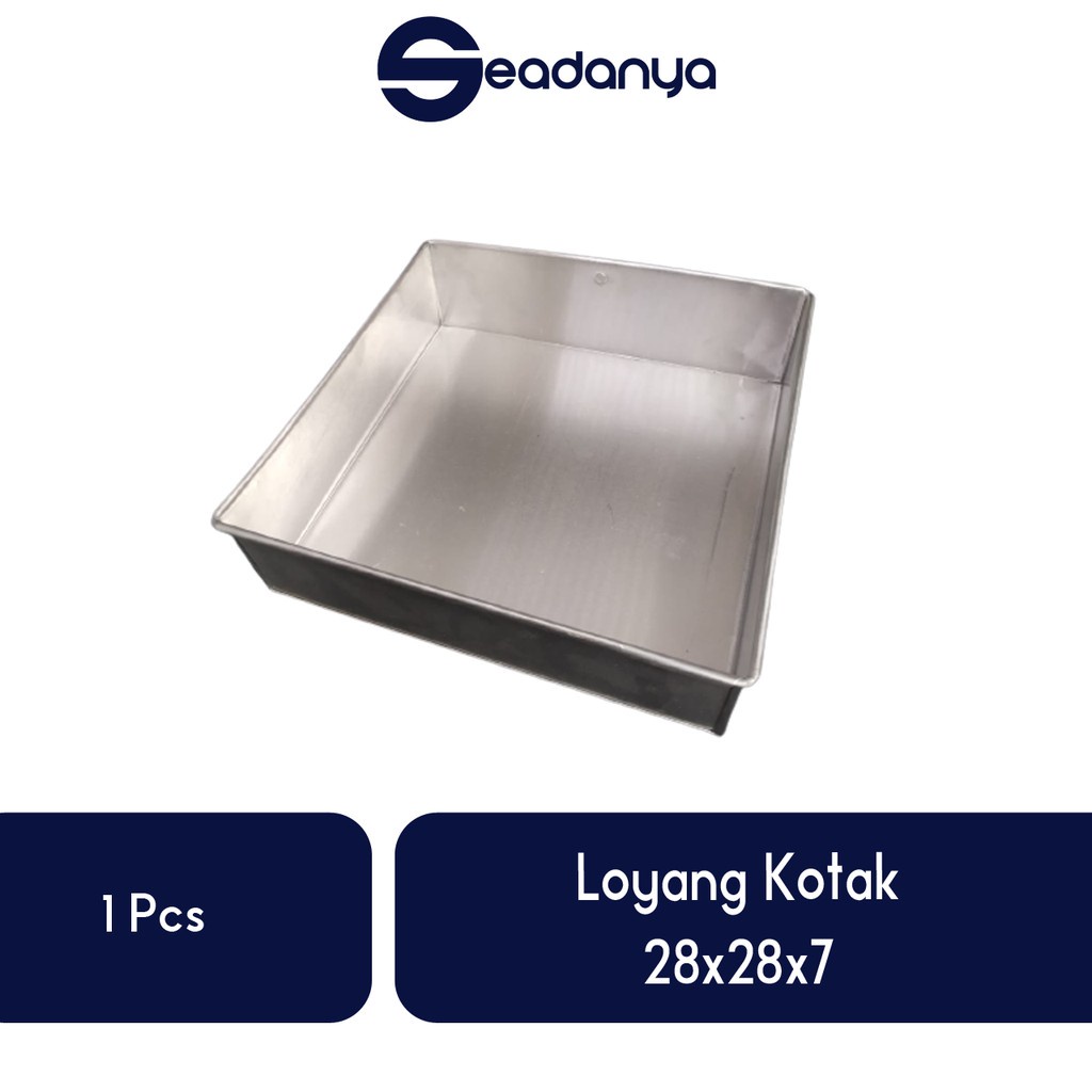 

Loyang Kotak 28x28x7-Loyang /Loyang Terbaru/Loyang/Loyang Ukuran 28x28x7/Loyang Terlaris/Loyang Termurah