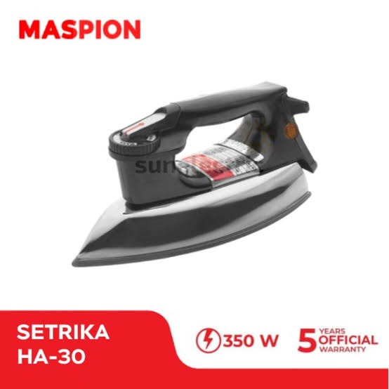 MASPION Setrika Listrik HA 30 - Garansi Resmi 1 Tahun