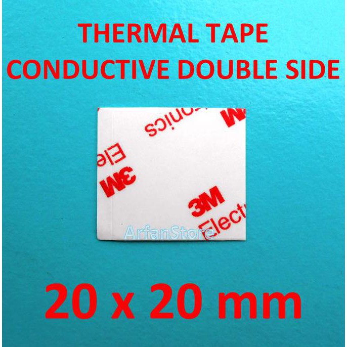 

Y8Ttr7I- Thermal Tape 20X20Mm Conductive Adhesive Double Side Perekat Heatsink Te57Et-