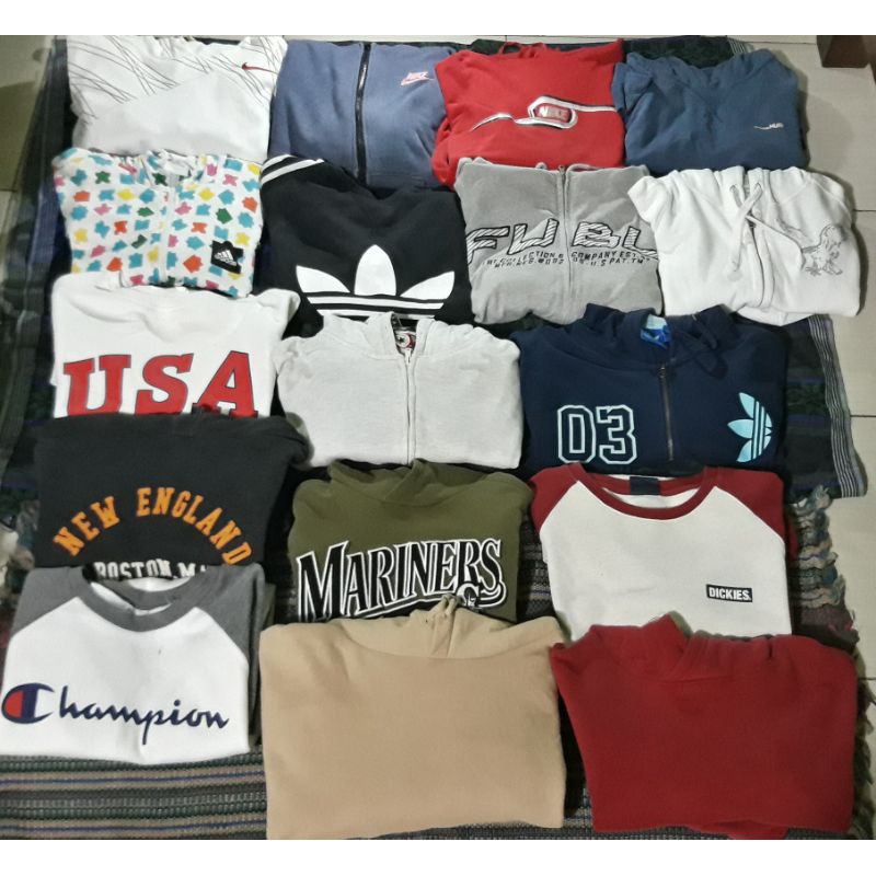 borongan hoodie dan crewneck