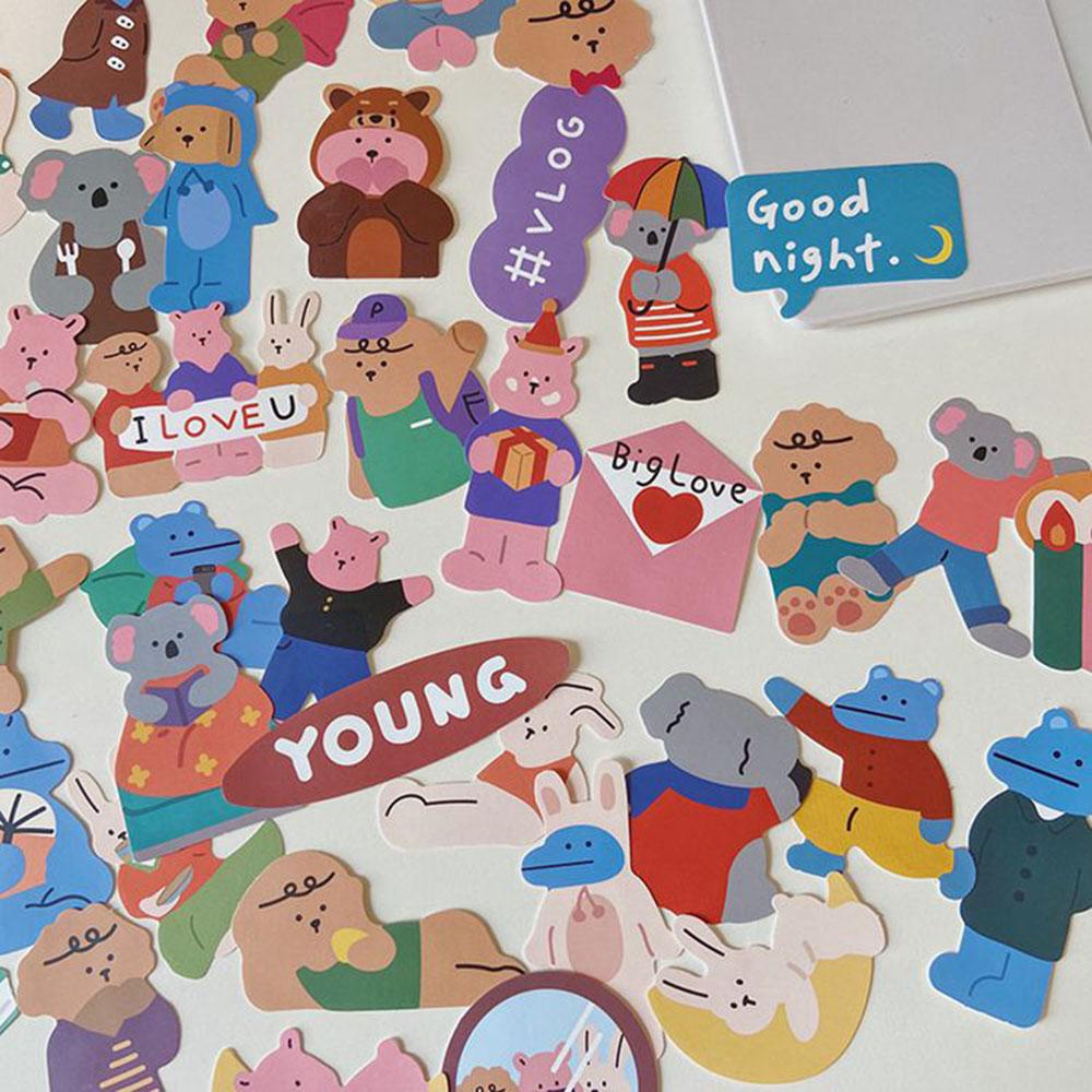 Lanfy Album Decor 50Pcs/lot Diary Stiker Scrapbooking Anak