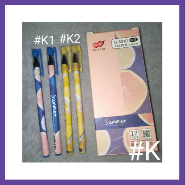 

Pulpen gel zhixin G-3010