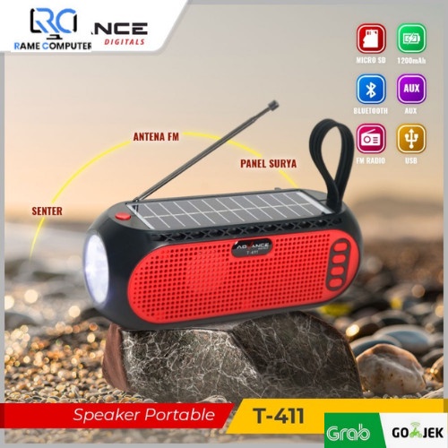 Speaker Bluetooth Advance T411 Portable Surya Speaker Radio Senter - B