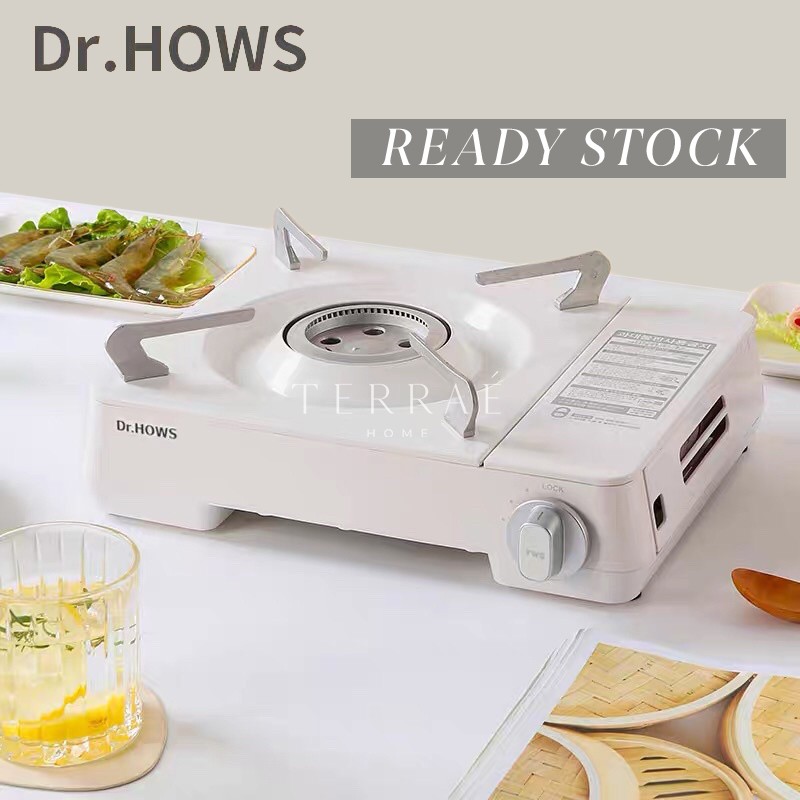 [TERRAE] Dr Hows Twinkle Stove Kompor Gas Portable Korea White Putih Pink Size Standart New Version 