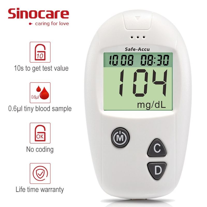 Tester Gula Darah Diabetes Blood Glucose Sugar Meter