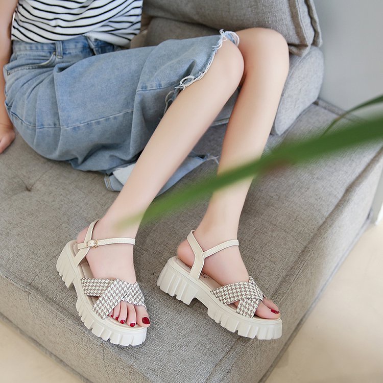 HS /  Wedges Sandal Wanita Premium S-13