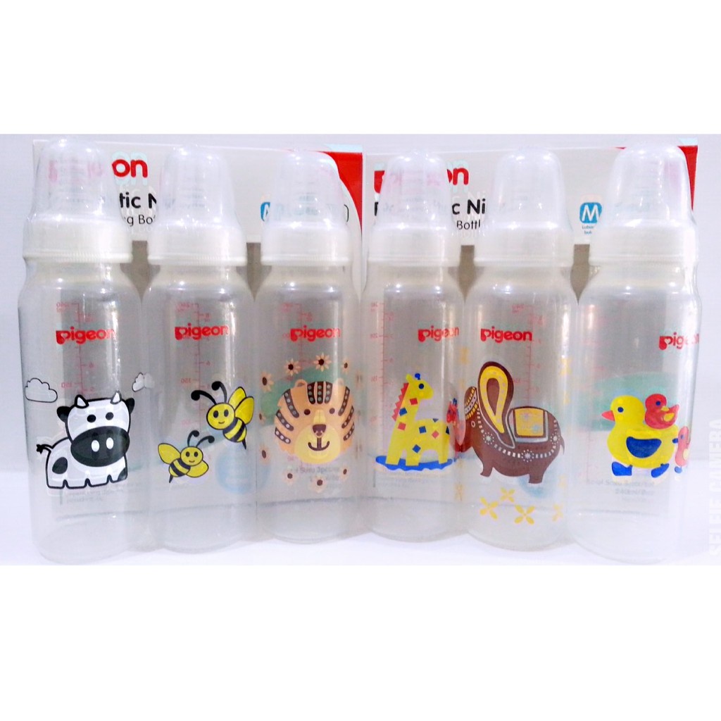 Lakuku - Botol Pigeon Standard PP Slim Neck 120ml dan 240ml Animals