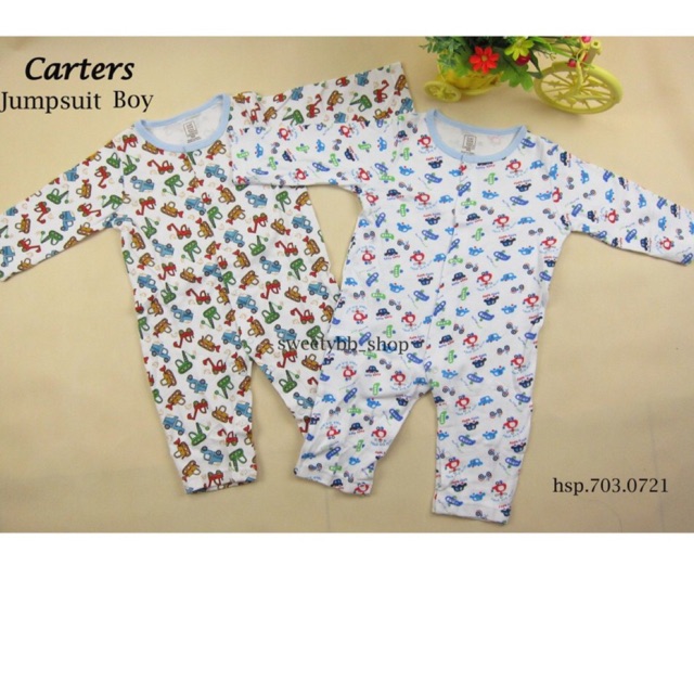 Jumper carte / romper carte / piyama bayi / baju tidur anak / sleepsuit carte isi 2