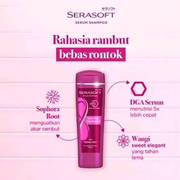 Serasoft Shampoo Hair Fall | Anti Dandruff 340 ml