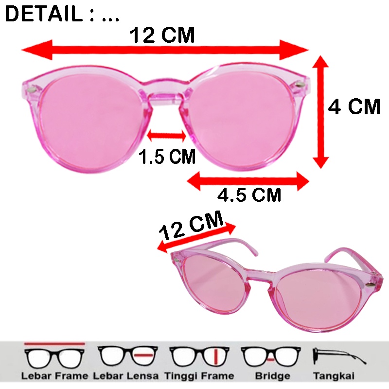 SALE! Kacamata Anak anak Pelindung Matahari dengan Model Bulat Oval Anti-UV untuk Anak-Anak Kids Glasses Kaca mata Fashion Anak