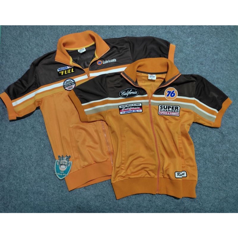 jaket 76 lubricants oil union couple jaket motor vintage