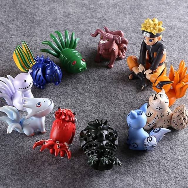 MAINAN FIGURE ANIME HOKAGE NARUTO UZUMAKI KYUBI GEM MEGAHOUSE