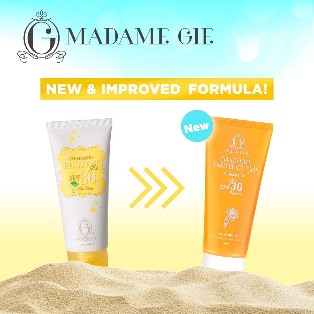 Madame Gie Protect Me SPF 30 PA+++ Krim Tabir Surya / Sunblock / Skincare BPOM 100% ORIGINAL COD