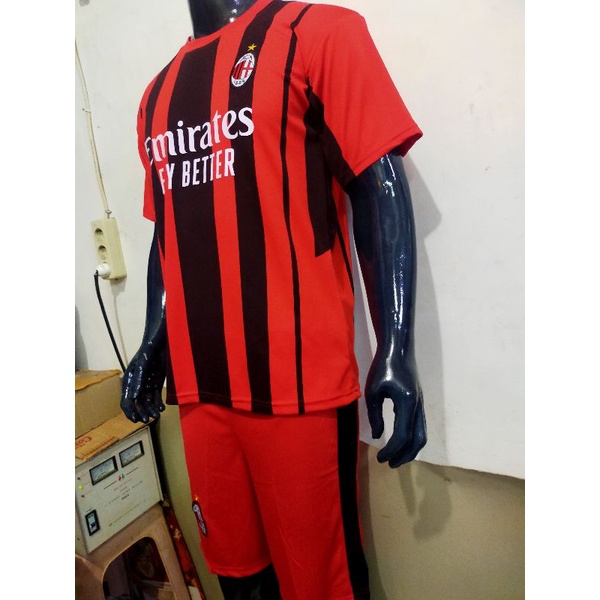 BAJU BOLA CLUB A.C.MILAN HOME TERBARU