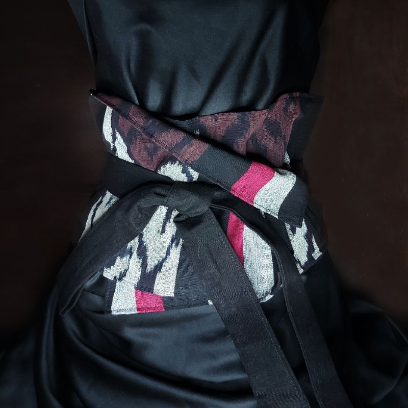 Obi Belt Tenun Lurik Kombinasi