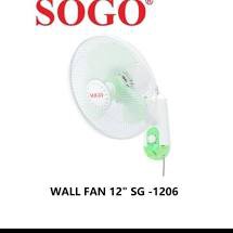 Sogo Mastap Kipas Angin Dinding SOGO 12 inch Wall Fan 12&quot; SG 1206 Wallfan Tembok Awet Termurah Berkualitas