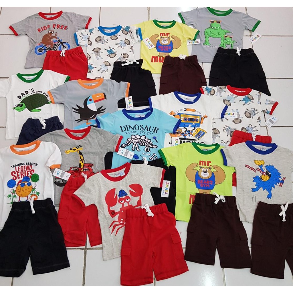 TERMURAH SETELAN ANAK COWO / BAJU ANAK COWO SMARA FOR KIDS