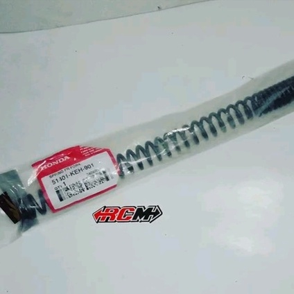 51401-KEH-901 HARGA PERBIJI PER PIR SPRING FRONT FORK AS SHOCK SOK MEGA PRO LAMA GL PRO GL MAX NEOTECH ORI ORIGINAL HONDA AHM HGP ASLI