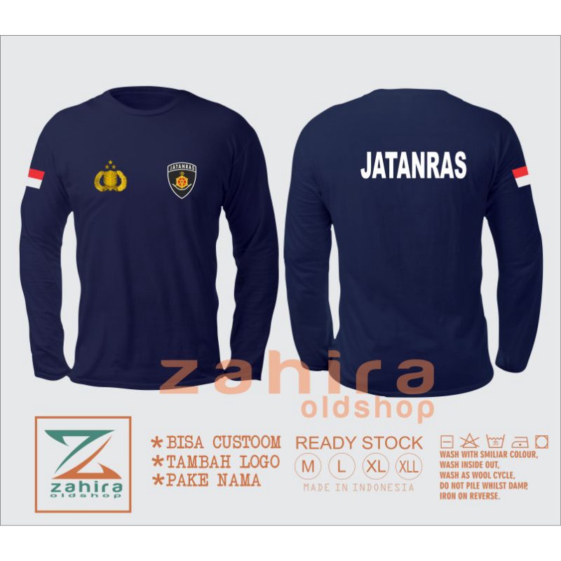 Kaos Jatanras Atasan Jatanras lengan panjnag