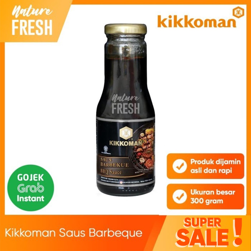 Kikkoman Saus Barbeque -  Barbeque Sauce - Saus BBQ Ala Korea Jepang Halal Kemasan 300g