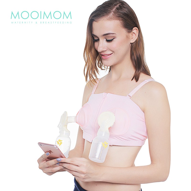 Mooimom B6890F Hands Free Pumping Bra UK L