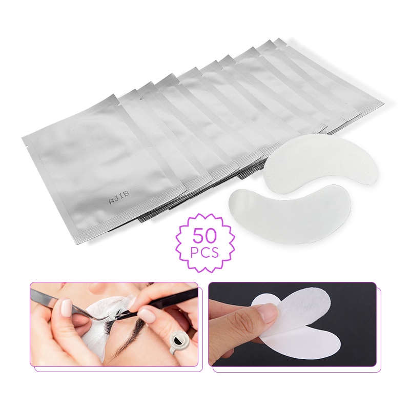 Genielash 50 Pasang Pad Hydrogel Bawah Mata Untuk Eyelash Extension