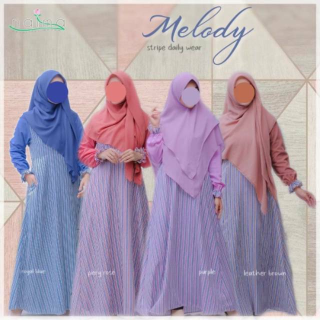 Gamis Daily MELODY STRIPE by Naima