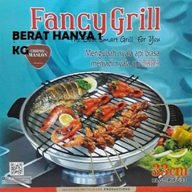 Maspion Fancy Grill Alat Panggangan Alumunium Diameter 33cm