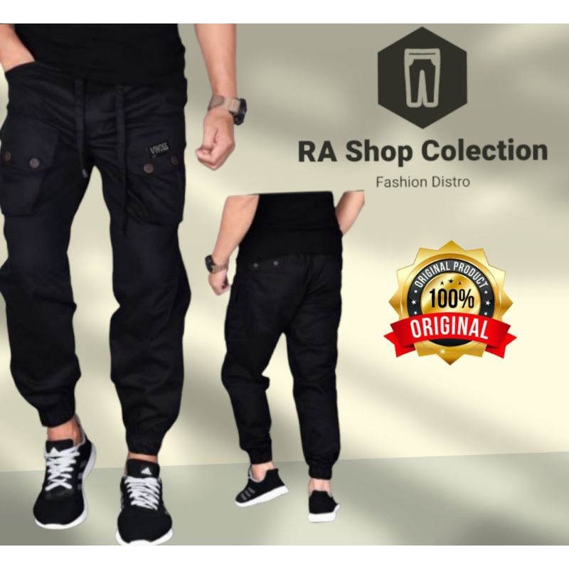 Celana Panjang Chino Jogger Cargo Double saku Original Celana Jogger Cargo Celana Panjang Pria Jeans Stretch