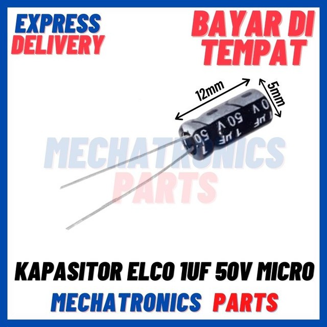 [PAS-9581] KAPASITOR ELCO 1UF 50V MICRO