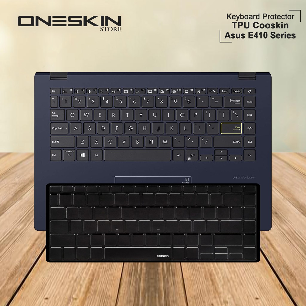 Pelindung Keyboard Protector Asus E410 E410M E410MA Tpu Cooskin Original