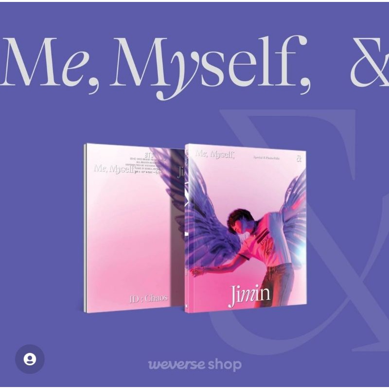 OFFICIAL BTS PARK JIMIN ME, MYSELF AND JIMIN CHAOS MOOD SAMPLER PHOTOBOOK
