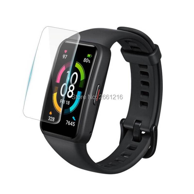 3pcs Film Hydrogel Pelindung Layar Transparan Untuk Huawei Honor band 6 5 4 3 Pro watch D fit 6 5 4