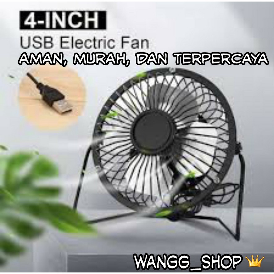 KIPAS ANGIN USB BESI PORTABLE  / KIPAS ANGIN PORTABLE / MINI FAN USB PORTABLE