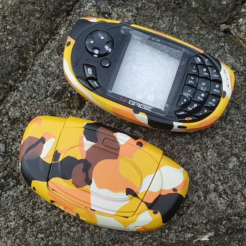 Casing kasing case Nokia N-Gage QD army kuning