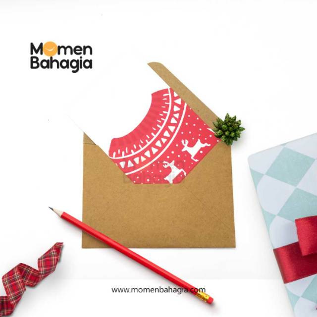 

Kartu Ucapan Natal Classic 3 + Amplop Vintage (Kartu Natal Murah Bagus)