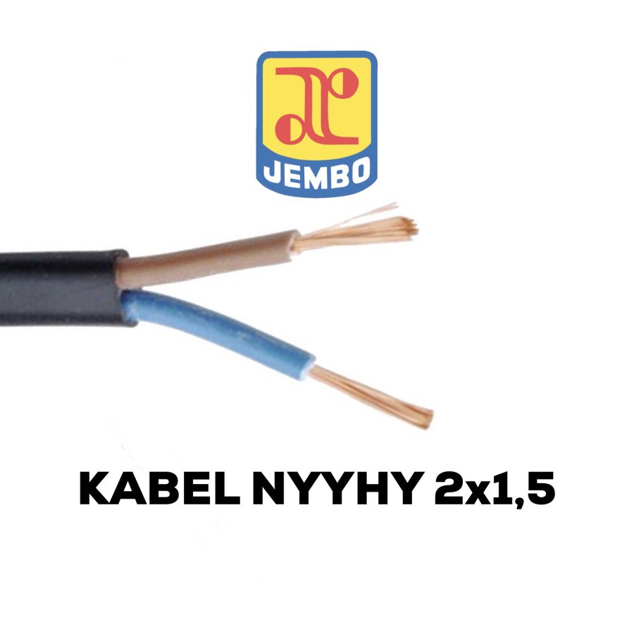 KABEL SERABUT NYYHY NYMHY 2x1.5  JEMBO