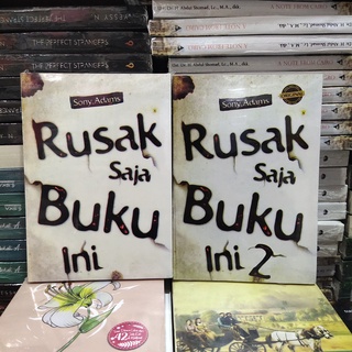 Jual PAKET 2 BUKU RUSAK SAJA BUKU INI 1 Dan 2 BY SONY ADAMS | Shopee ...