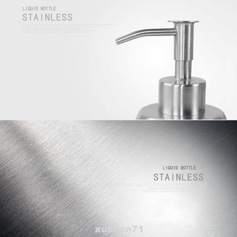 stainless steel soap dispenser bathroom