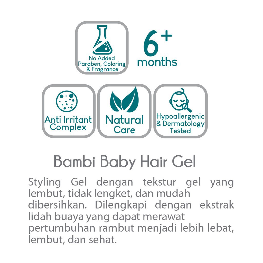 Bambi Baby Hair Gel 50ml