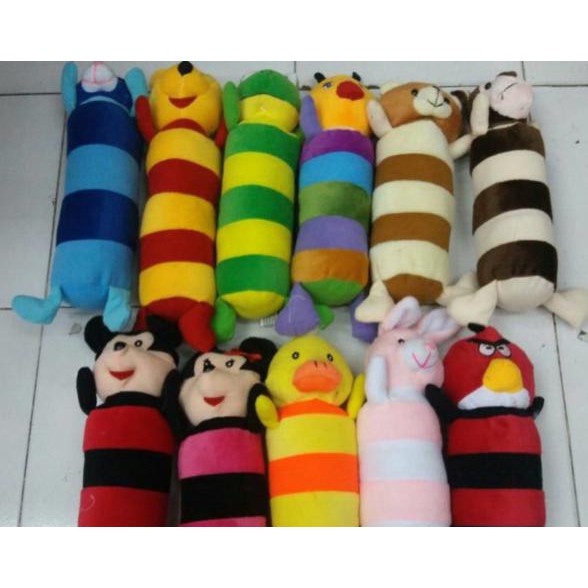 Mwe1 Boneka Guling Kecil  Aneka Karakter Bantal  Guling Mini 