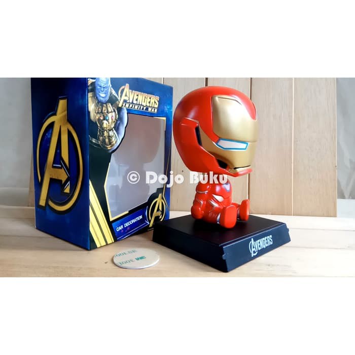 Iron Man Marvel Bobble Head Kepala Goyang